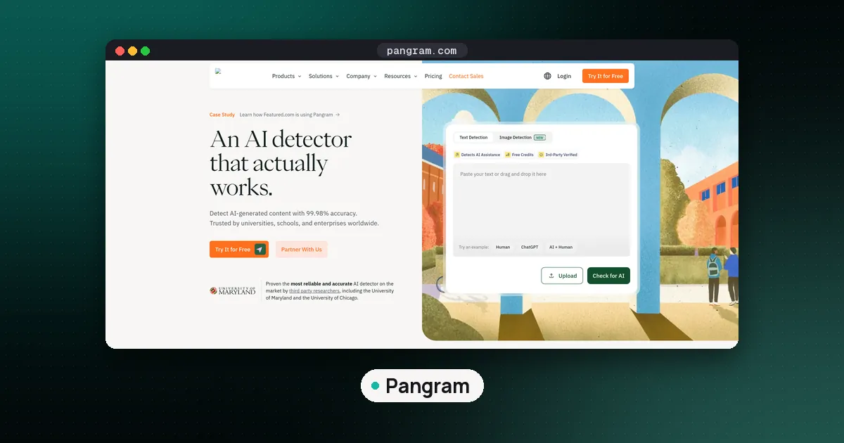 Screenshots of Pangram